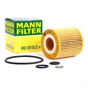 MANN-FILTER HU 815/2 x Oil Filter  with seal, Filter Insert