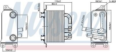 NISSENS 90833 Automatic transmission oil cooler