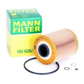 MANN-FILTER HU 926/3 x Oil Filter  with seal, Filter Insert