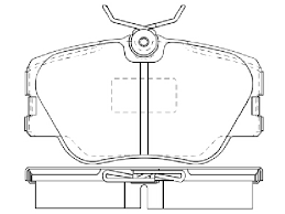 BRAKE PAD SEGMA BRAND W124 12 VALVE