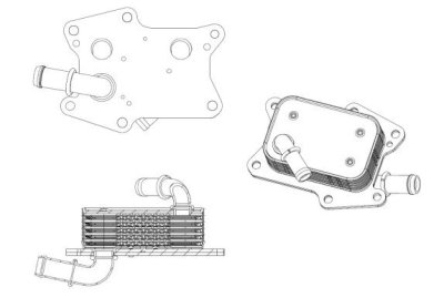 براد زيت موتور DB M274/W205,W207,W212,W213,X253,R172