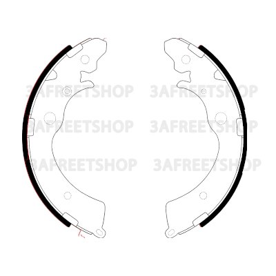 BRAKE SHOE HN ACCORD 90+ CRV 95-2001