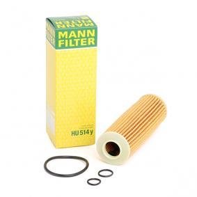 MANN-FILTER HU 514 y Oil Filter  with seal, Filter Insert