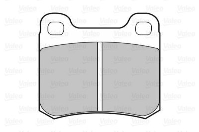 BRAKE PAD REAR DB W201/190E