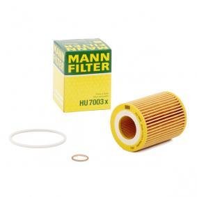 MANN-FILTER HU 7003 x Oil Filter  with seal, Filter Insert