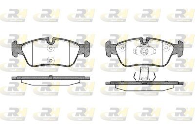 ROADHOUSE 2384.40 Brake pad set-BRAKE PAD FRONT BMW E36 E46/17MM