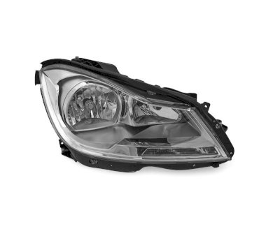 HEAD LAMP DB W204/2011/RH/Black ضو امامي